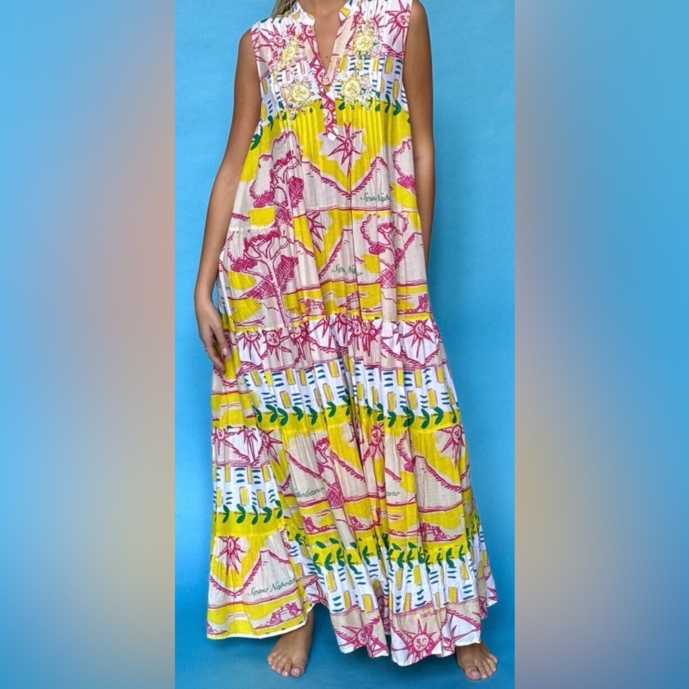 Antica Santoria 2024 “Here Comes the Sun” Maxi dress Sz: OS